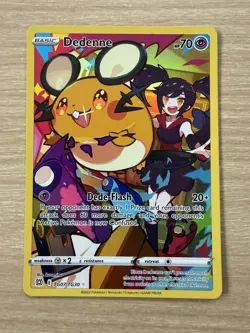 Dedenne TG07/TG30 Holo Brilliant Stars Trainer Gallery Pokemon - NM - Image 1
