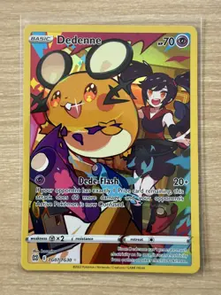 Dedenne TG07/TG30 Holo Brilliant Stars Trainer Gallery Pokemon - NM - Image 3