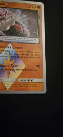 Pokemon TCG World Champion Signed Nao Diancie Prism Star 74/131 Holo Ultra Rare - Image 4
