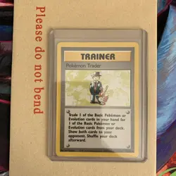Pokemon Trader WOTC Base Set 77/102 Rare Trainer Vintage 1999 Near Mint NM - Image 1