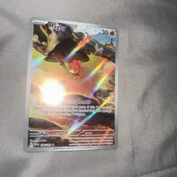 Pokemon TCG Magby 186/182 Paradox Rift Illustration Rare NM - Image 1