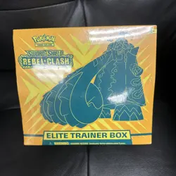 Pokemon Sword and Shield Rebel Clash Elite Trainer Box ETB Brand New Sealed - Image 1