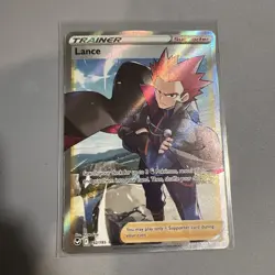 Lance (Full Art) 192/195 Swsh12: Pokemon Sword & Shield Silver Tempest Holo NM - Image 1