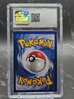 2000 Pokemon Team Rocket's Meowth #18 WOTC Black Star Promo CGC 10 - Image 2