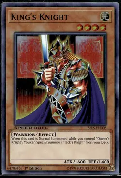 King's Knight SBLS SBLS-EN005 MP YuGiOh Buy 10 Get 10 Free | Free Ship - Image 1