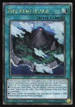 Fire King Island - RA03-EN059 - Quarter Century Secret Rare - Yugioh - Image 1