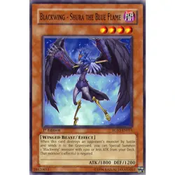 Blackwing - Shura the Blue Flame Yu-Gi-Oh! RGBT-EN011 Mixed Editions Common - Image 1