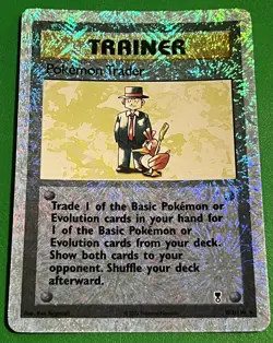 Pokemon Trader 103/110 Legendary Collection Reverse Holo WOTC Rare Vintage - Image 4