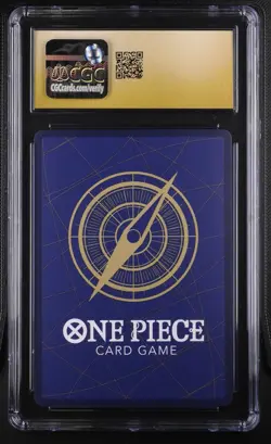 One Piece Monkey D Luffy OP05-119 2nd Anniversary Set Promo CGC PRISTINE 10 - Image 2