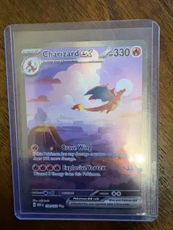 Pokemon TCG Charizard EX 199/165 Scarlet & Violet 151 SIR NM English - Image 3