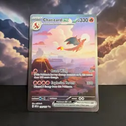 Charizard EX 199/165 SIR Pokemon 151 Scarlet & Violet Pokemon TCG English NM - Image 1