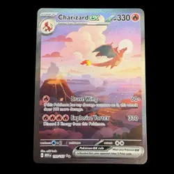Charizard EX 199/165 SIR Pokemon 151 Scarlet & Violet Pokemon TCG English NM - Image 2