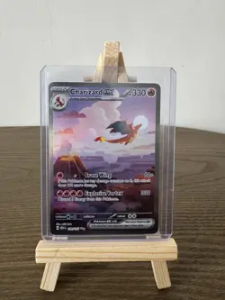 Pokemon TCG Charizard ex 199/165 Scarlet & Violet 151 Special Illustration Rare - Image 1
