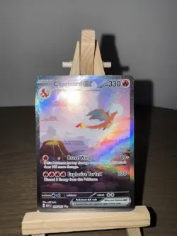 Pokemon TCG Charizard ex 199/165 Scarlet & Violet 151 Special Illustration Rare - Image 2