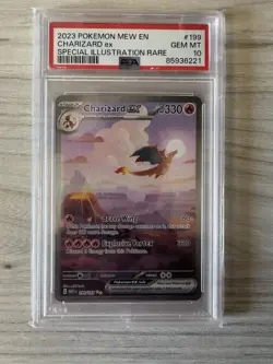 Charizard EX 199/165 PSA 10 Sir Scarlet & Violet 151 Pokemon TCG Card - Image 1