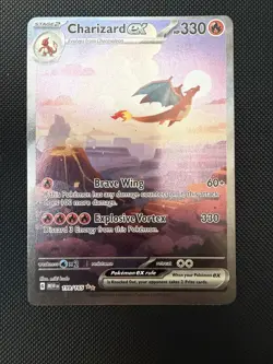 Pokemon TCG Charizard EX 199/165 SIR Pokemon 151 Scarlet And Violet - Image 1