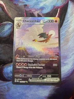 Pokemon TCG Charizard EX 199/165 Scarlet & Violet 151 SIR NM English - Image 1