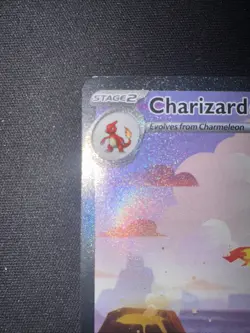 Pokemon TCG Charizard EX 199/165 Scarlet & Violet 151 SIR NM English - Image 3
