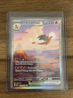 Pokemon TCG Charizard EX 199/165 Scarlet & Violet 151 Card Sir NM/M Condition - Image 1