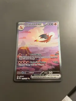 Pokemon TCG Charizard EX 199/165 SIR Scarlet Violet 151 - Image 1