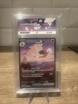 Pokemon TCG Charizard EX Card 199/165 Sir Scarlet & Violet 151 Series Ace 9 - Image 1