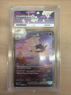 Pokemon TCG Charizard EX Card 199/165 Sir Scarlet & Violet 151 Series Ace 9 - Image 1