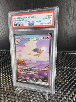 Pokemon TCG Charizard EX 199/165 Scarlet & Violet 151 English Psa 8 - Image 2
