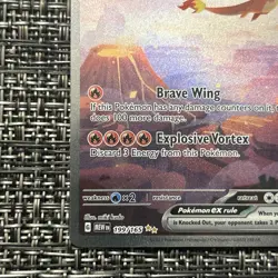Pokemon TCG Charizard EX Scarlet & Violet 151 Card 199/165 - Image 5