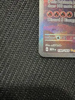 Pokemon TCG Charizard EX 199/165 Sir Scarlet & Violet 151 English NM Condition - Image 3