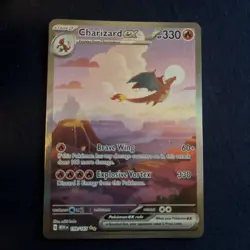 Pokemon TCG Charizard ex Scarlet & Violet-151 199/165 Holo SIR - Image 1