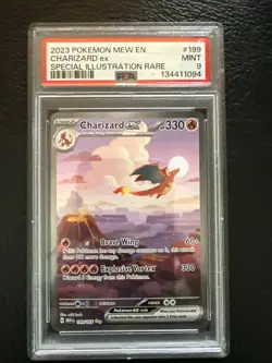Pokemon TCG Charizard ex Scarlet & Violet-151 199/165 PSA 9 - Image 1