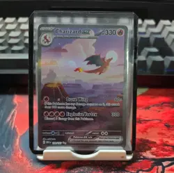 Pokemon TCG Charizard ex Scarlet & Violet-151 199/165 Holo SIR - Image 1
