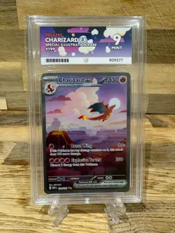 Pokemon TCG Charizard EX 199/165 Scarlet & Violet 151 Ace 9 - Image 1