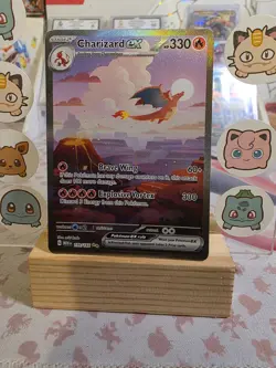 Pokemon TCG Charizard EX 199/165 Scarlet Violet 151 NM/LP - Image 1