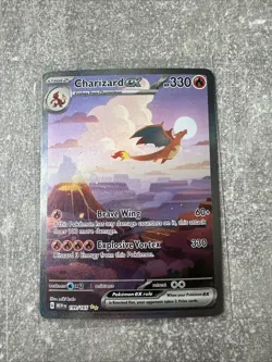 Pokemon TCG Charizard ex 199/165 Scarlet & Violet 151 English SIR | Pack fresh - Image 1