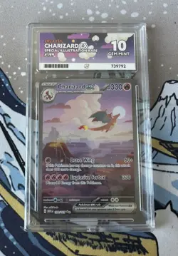 Charizard EX 199/165 - Pokemon TCG - Scarlet & Violet 151 - ACE 10 Gem Mint - Image 1
