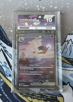 Charizard EX 199/165 - Pokemon TCG - Scarlet & Violet 151 - ACE 10 Gem Mint - Image 2