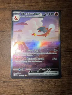 Pokemon TCG Charizard EX Scarlet & Violet 151 Card 199/165 English Edition - Image 1