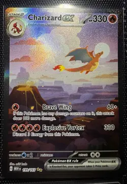 Pokemon TCG Charizard ex Scarlet & Violet-151 199/165 Holo Special Illustration - Image 3