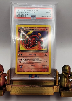 2000 Pokemon 1st Edition Team Rocket Dark Charmeleon PSA 9 MINT 32/82 Non Holo - Image 1