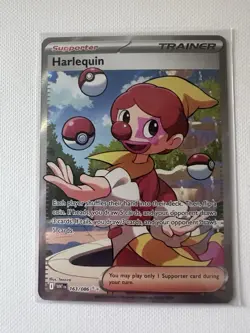 Harlequin 163/086 Ultra Rare White Flare Pokemon TCG NM - Image 1