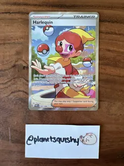 Pokemon TCG - Harlequin 163/086 - Ultra Rare Full Art - White Flare - NM - Image 1