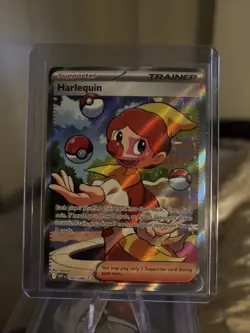 Pokemon TCG Harlequin 163/086 Ultra Rare Scarlet Violet White Flare - Image 1