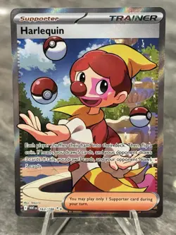 Pokemon TCG Harlequin 163/086 Ultra Rare Scarlet Violet White Flare - Image 1