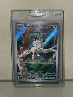 Pokemon TCG Meowth 106/094 Full Art Illustration Trading Card - Image 1