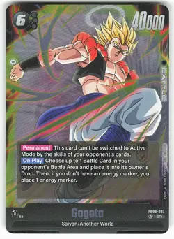 Gogeta FB06-097 SR Dragon Ball Fusion World Super Card - Image 1