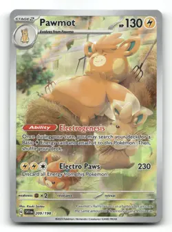 Pawmot 209/198 - Scarlet & Violet - Pokemon Card NM/M - Image 1