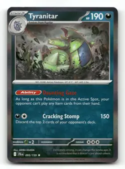 Tyranitar 095/159 - Journey Together Holo - Pokemon Card NM/M - Image 1