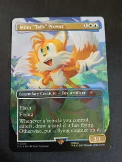 Miles "Tails" Prower-Secret Lair Drop-Borderless-Foil-2085-NM - Image 1