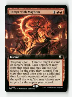 Tempt with Mayhem - Modern Horizons 3 Commander - #62 - Non-Foil - NM - MTG - Image 1